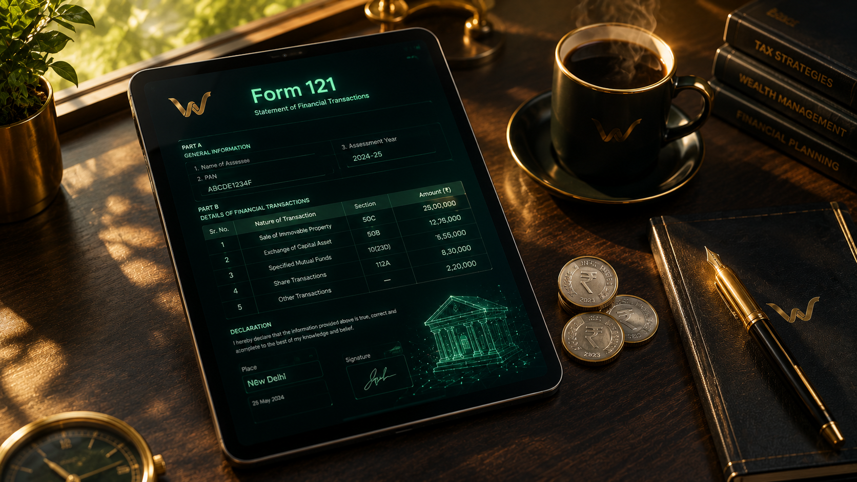 Form 121 unified TDS self declaration replacing Form 15G and 15H